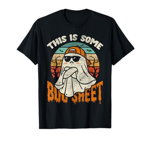 This Is Some Boo Sheet Funny Halloween Ghost Retro Men Women T-Shirt