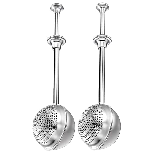 Passoire à thé en forme de bâton anti-poussière - Plumeau à sucre en poudre avec filtre à mailles fines, bâton anti-poussière polyvalent et passoire à thé | Tamis à farine et distributeur d'épices