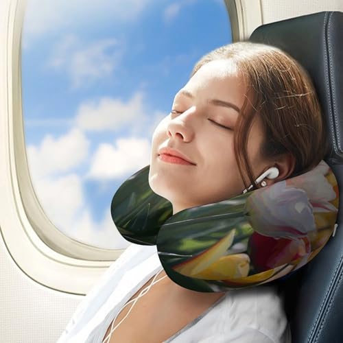 Almohada de viaje de espuma viscoelástica 30 cm cómodo miniatura 3