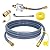 98523 10Ft 1/2" ID Natural Gas Conversion Kit,Propane to Natural Gas Conversion Kit,Natural Gas Hose and Nature Gas Regulator,Compatible with Monument Grills Model 41847NG and 77352NG