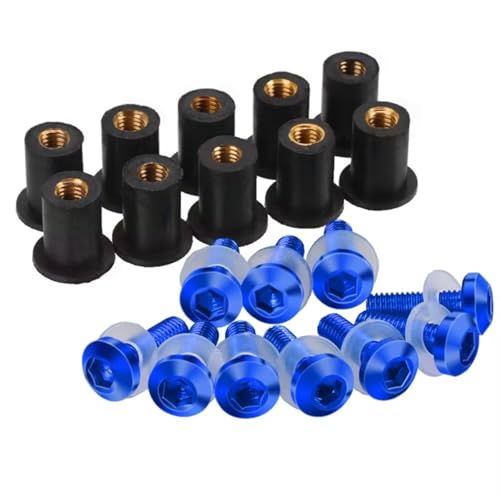 I[goC̃lW Compatible With Yamaha For NMAX155 For NMAX125 2020 2021 2022 2023 Ή I[goC M5 h{g htlW bV[ibg 10(Blue)