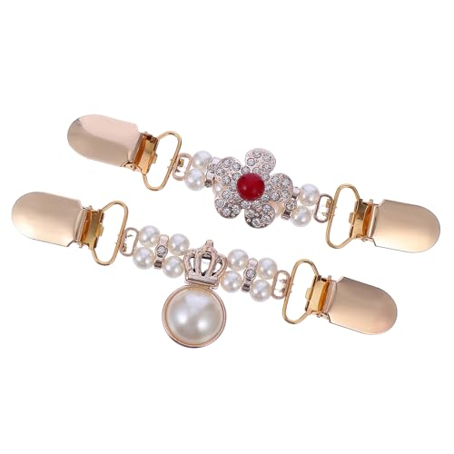 Châle en alliage diamant clips universels vintage antiglisse pour foulard et gilet ouvert