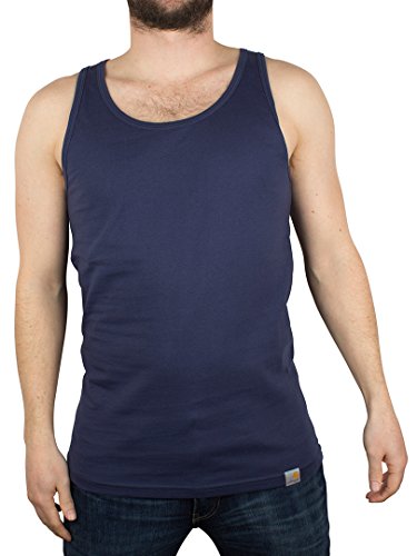 Chaleco Carhartt Exec Plain Vest azul de hombre talla pequeña ropa de trabajo