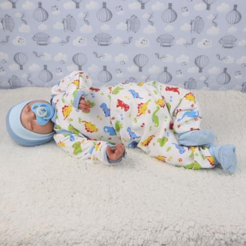 Conjunto Termico Bebe Comfort Peluciado Inverno Body Mijao (Azul-MENINO, M)