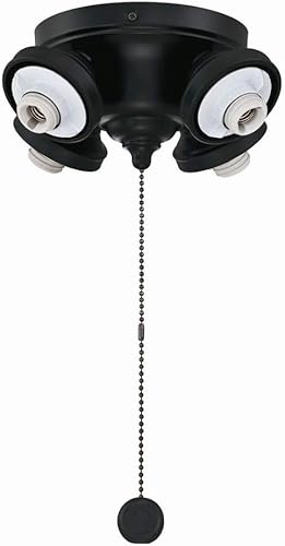 Fanimation F8BL Fitters, 3.82x8.31x8.31, negro disponible en Yaxa Peru