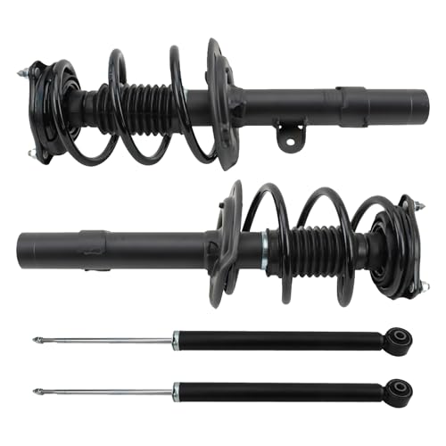 Image of TRQ Front and Rear Complete Strut Assembly & Shock Absorber Kit Complete Strut & Coil Spring Assembly Compatible with 2018-2022 Honda Accord EX EX-L LX