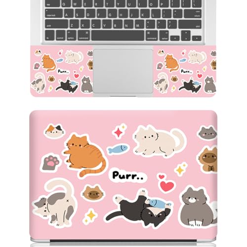 Calcomanías de gato para usar en el café o la universidad con tu laptop 2