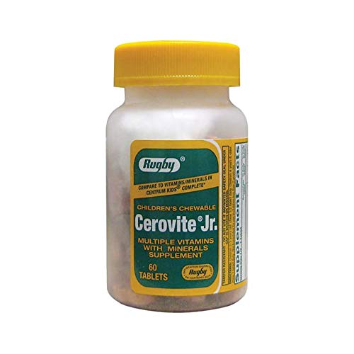 Rugby Cerovite Jr. Children's Chewable 60 Tabs