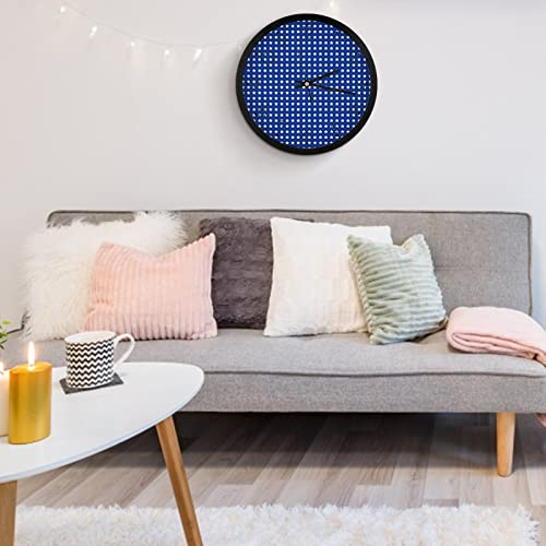 Pendule Murale Silencieuse Étoile Bleue : Apportez du Calme dans votre Bureau et École