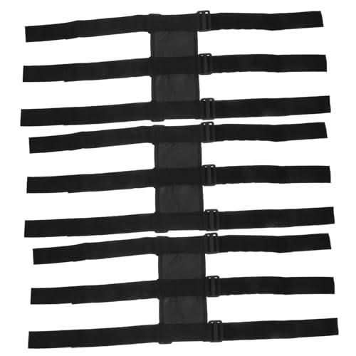 YOSADIER 3個車用消火器固定ストラップ 調節可能な消火器マウントブラケット 強力タッチファスナー付き トラック バス対応 車内およびアウト