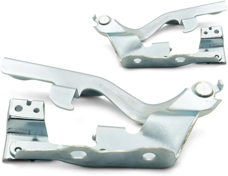 For Toyota Camry 2012 2013 2014 Hood Hinge Driver and Passenger Side | Pair | Made of Steel | Replacement For TO1236172, TO1236171 | 5342006160, 53410061903