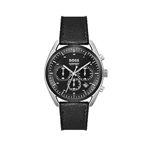 BOSS Reloj Cronógrafo de Cuarzo para Hombre, Colección Top con Correa