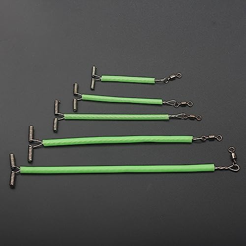 20 Piezas Aceros Inoxidables Líneas de Pesca con Conectores miniatura 7