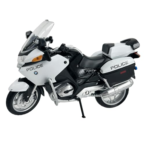 Welly Die Cast BMW R1200 RT Police Motorcycle 1:18 miniatura 1