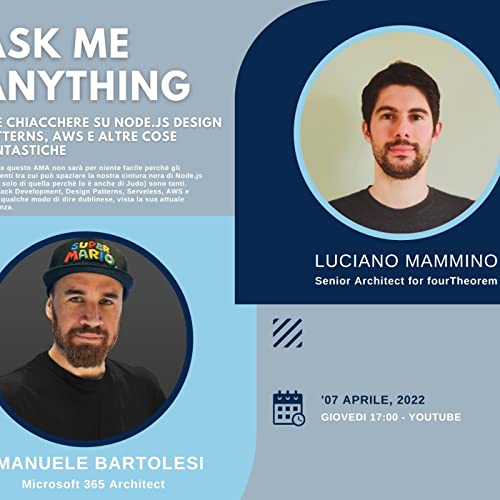 8. Node.js design patterns, AWS e altre cose fantastiche (con Luciano Mannino)