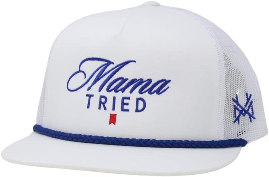 The Mad Hatter, Men & Women's Trucker Hat, Premium Adjustable Snapback for Everyday Wear, Mama Tried