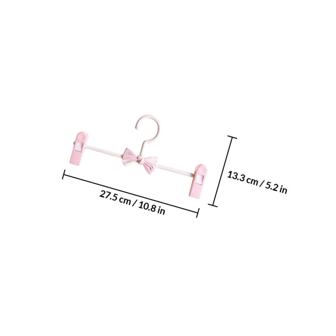 Hohopeti 10pezzi Grucce per Pantaloni Elasticizzate Grucce Regolabili Clip per Jeans e Gonne Appendini per Casa Forniture per Casa