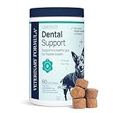 Veterinary Formula Dental Health Supplement for Dogs – Vet-Formulated Chews with EpiCor® & Kelp – Smart Vitality Supports Plaque, Tartar, Breath & Oral Health, 60 Soft Chews