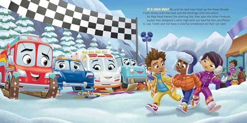 Firebuds: The Christmas Car-Sled Race (Disney Junior Firebuds) - Image 4