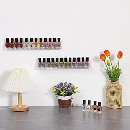 Cq Acrylic NAIL-6PCS-CLEAR Invisible Clear Floating Bookshelf thumb #6