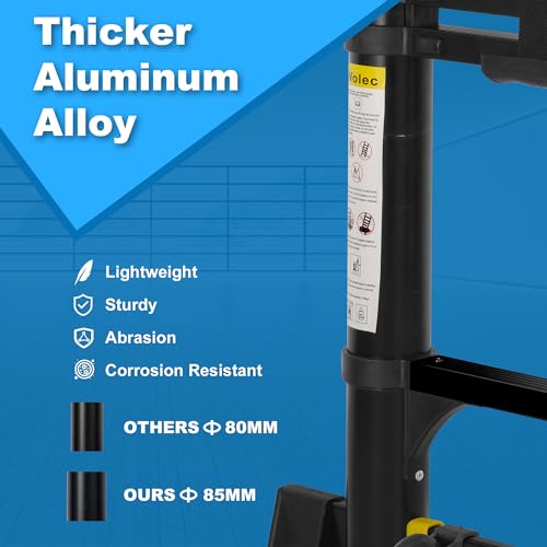 image for Wolec Telescoping Ladder, 20.3FT Aluminum Portable Extension Ladder w/
