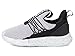 adidas Unisex-Kids Lite Racer Adapt 7.0, White/Black/Black, 4