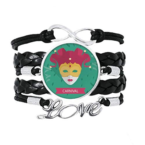 Bracelet en cuir torsadé Venise, bijou tressé main de haute qualité