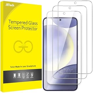 JETech Ochraniacz Ekranu do Samsung Galaxy S24+ / S24 Plus 5G 6,7 Cala, Szkło Hartowane Film, ID Papilarnych Kompatybilny, HD Przejaśniać, 3 Sztuki