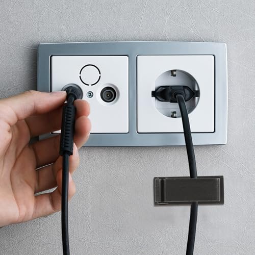 20pcs Sujetadores Organizadores de Cables para Escritorio sin Perforación Diseño de Plástico para Evitar Enredos miniatura 7
