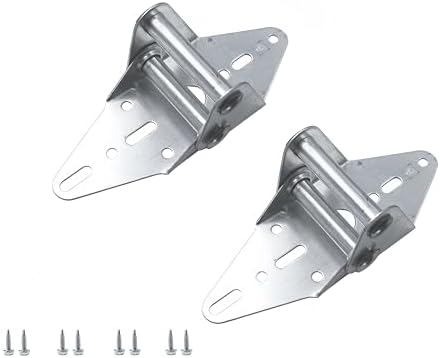 Dobradiças de porta de garagem com parafusos de montagem, dobradi...