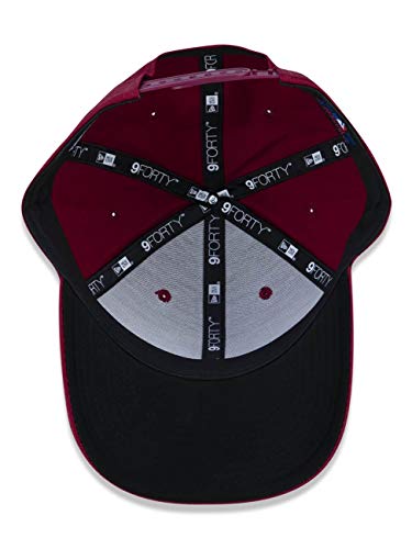 BONE 9FORTY MLB NEW YORK YANKEES MINI LOGO NY ABA CURVA SNAPBACK VERMELHO ESCURO New Era