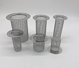 304 Stainless Steel Wire Mesh Filter Strainer Floor Drain Various Size(2.8cm*5cm)