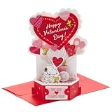 Hallmark Snoopy Valentines Day Pop Up Card with Music (Plays Linus and Lucy) Peanuts Paper Wonder 3D...