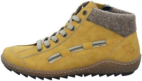 Rieker Women's Hi-Top Trainers, Yellow Honig Wood 69, 8.5 | Image 6