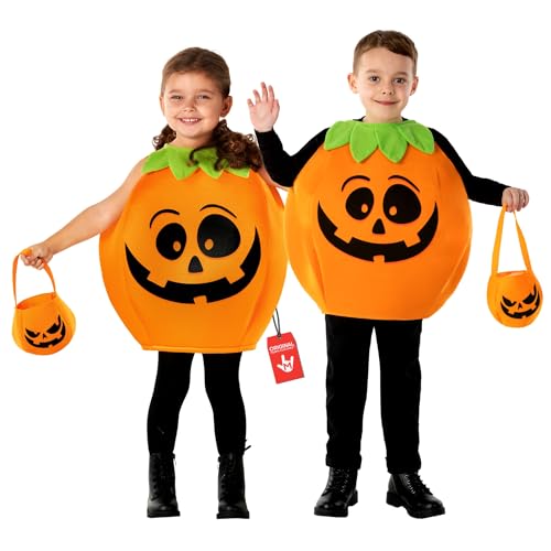Morph Pumpkin Costume Kids, Toddler Pumpkin Costume, Halloween Costumes For Kids, Girls And Boys Halloween Costumes, 3-4 Years