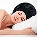 Lawie 8 Pack Colors Satin Lined Silky Sleeping Bonnets Shower Caps Curly Long Hair Protector Night Large Adjustable Wide Brim Band Sleep Hats Hair Wraps for Women Girls (Neutral Colors)