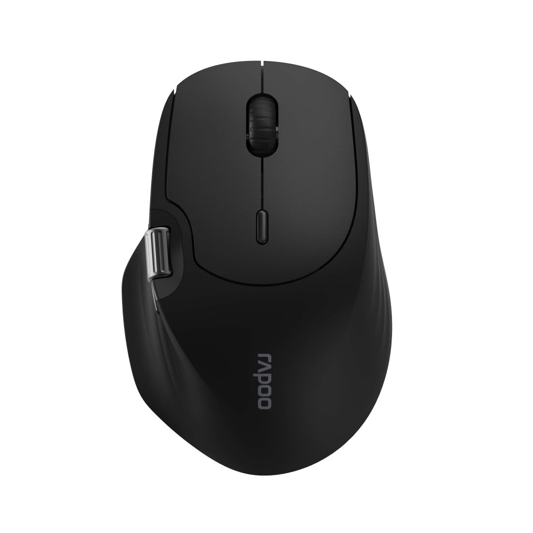 Rapoo I Souris sans Fil MT560 Multi-Mode (Souris d'ordinateur silencieuse, 3200 dpi, Batterie Rechargeable, Ergonomique) Noir