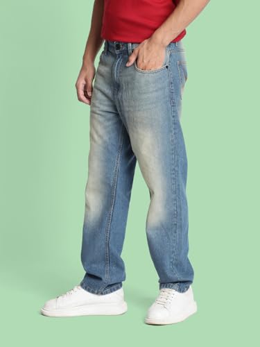 Image of BENE KLEED Men Tinted Light Fade Pure Cotton Jeans
