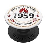 Photo Gallery i grill e fumo carne dal 1959 63 anni 63° compleanno popsockets popgrip intercambiabile Photo Gallery i grill e fumo carne dal 1959 63 anni 63° compleanno popsockets popgrip intercambiabile