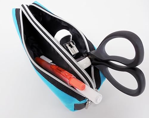 Image of レイメイ藤井 Raymay Fujii FY276P Pen Case, Pencil Case, Double Zipper, Pink
