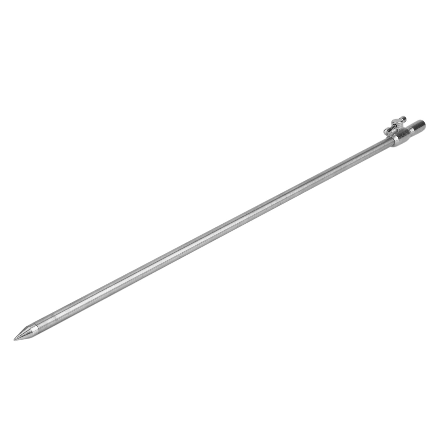 3 Pièces 50-100cm Extensible en Acier Inoxydable Pique de Pêche Réglable Carpe Banque de Pêche Bâton de Canne à Pêche Reste pour Alarme de Morsure