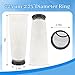 Ayzsdnh 6 Pcs 2.75 Inch 225 Micron Filter Sock - Fits Waterbox, Eshopps, Fiji Cube Aquariums, and All 2.75
