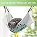Salelf Not All Who Wander are Lost1 Print Pet Hammock Hanging Reversible Cat Hammock for Cage Soft Bed for Cats, Ferret, Puppy, Rabbits, Small Animals