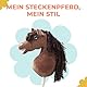 Panduro DIY Hobby Horse Pferde – Undekoriertes Steckenpferd mit Holzstab – Bastel-Hobbypferd zum Selbstgestalten – Stockpferd ohne Rollen, ohne Sound – 85 cm Länge – New Forest