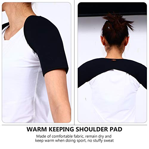 Milisten Double Shoulder Support Sleeping Warm Brace Stability Compression Sleeve Wrap Soft Recovery Guard For Rotator Cuff Shoulder Chronic Inflammation Pain Relief M #TOP6