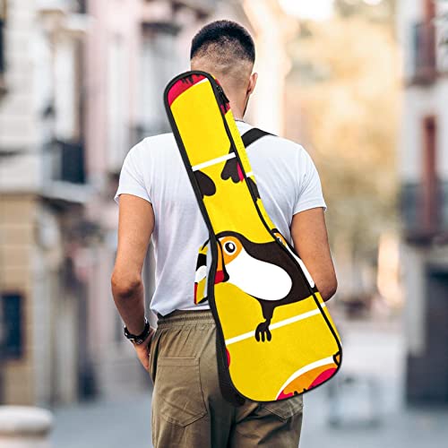 Housse pour ukulélé Toucans Oiseau Sac de transport avec sangles réglables - Les Beatles, Paul McCartney, John Lennon, RIngo Starr, George Harrison Housse pour ukulélé Toucans Oiseau Sac de transport avec sangles réglables – Image 6