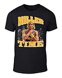 DTGVirgil Black Indiana Reggie Miller Bootleg Style Throwback Style T-Shirt Men's Adult 2XL