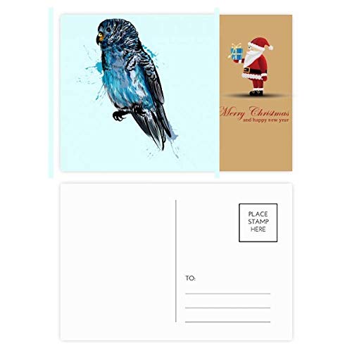 Cartes postales perroquet et père Noël lot de 20 pour rompre la monotonie des vœux