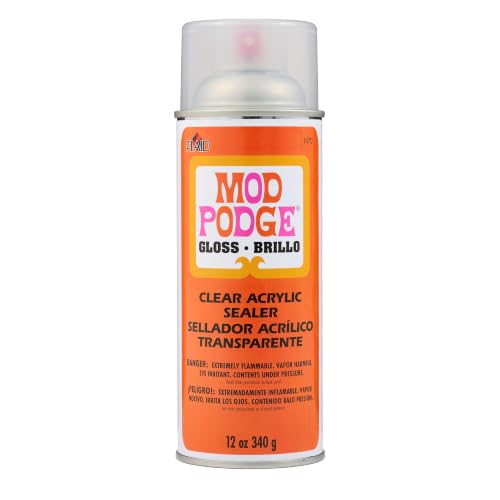 Mod Podge Spray Acrylic Sealer that is Specifically Formulated to Seal Craft Projects, Dries Crystal...