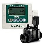 programador de riego rain bird wp4 instrucciones El tiempo de funcionamiento, las horas de inicio y los días de riego de cada zona se muestran en una sola pantalla.  Pantalla LCD grande con interfaz de usuario fácil de navegar.  Entrada de sensor meteorológico con función de desactivación.  Circuito de inicio de bomba/válvula maestra. (Solo en unidades multizona).  Memoria de programas no volátil (100 años).  Certificación IP68 de protección contra entrada de polvo y agua.  La carcasa de plástico del programador tiene una extraordinari